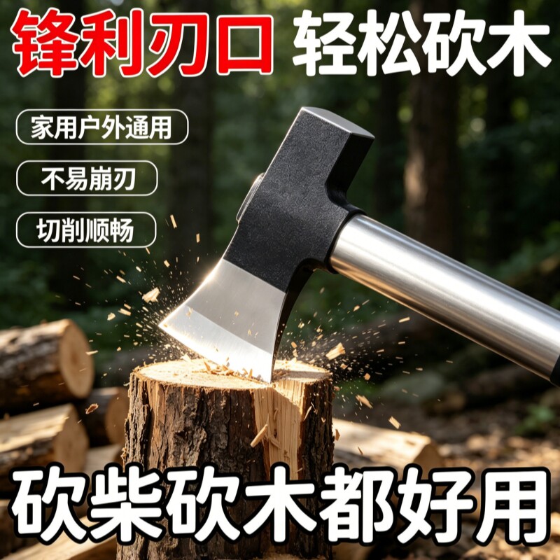 斧头家用劈柴小斧子工具木工图片