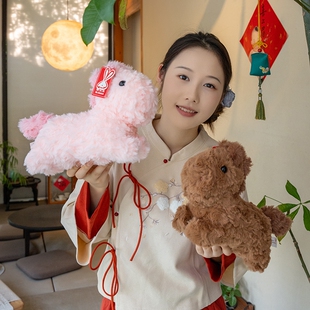 豆豆马公仔毛绒玩具玩偶安抚娃娃儿童生日礼物送男女生家居新年