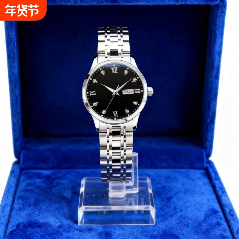 名牌男士手表正品官方旗舰瑞士非机械手表男款2024新款防水石英表