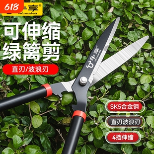 牛享强力园艺剪家用修剪草坪花草剪绿篱剪粗枝大剪刀修剪树枝神器