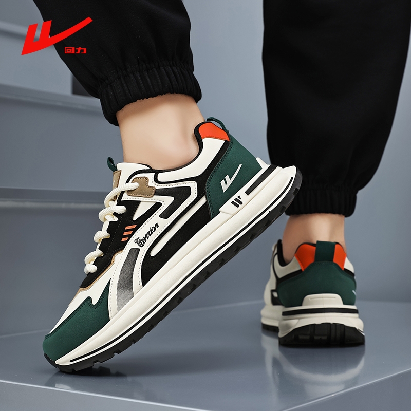 回力男鞋2025新款秋冬季运动鞋男款休闲百搭跑步男士软底老爹鞋