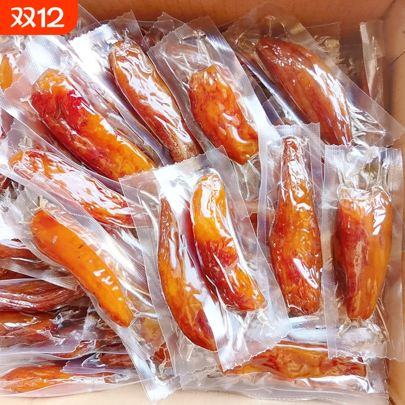 农家真空红薯干倒蒸红薯干带皮小香薯干软糯香甜独立包装零食