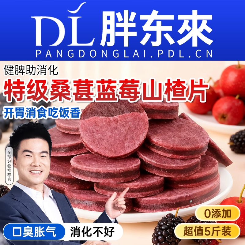山楂片干零食蓝莓桑葚官方旗舰店正宗无添加儿童健康小吃营养食品