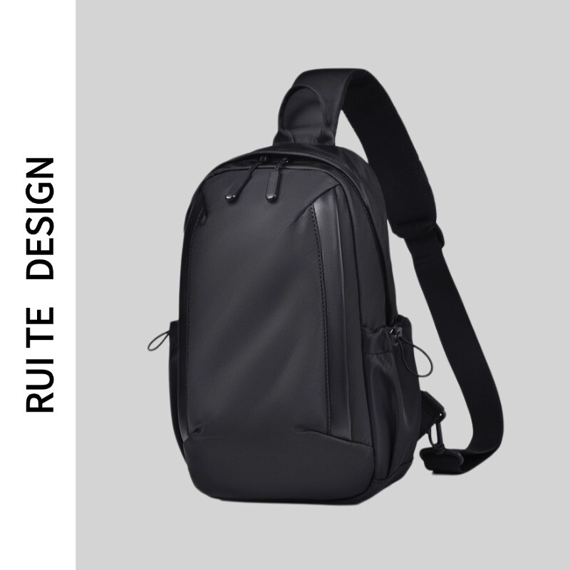 2026新款男士单肩斜挎包韩版时尚运动背包胸包轻便多功能大容量