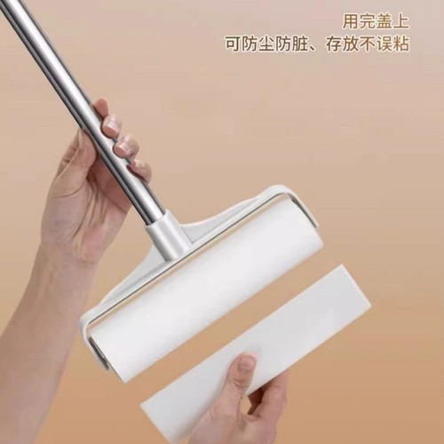 粘毛器滚筒长杆滚刷猫替换大黏沾床上扫地板灰尘神器可撕纸多规格