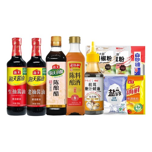 海天厨房调料10件套-进阶套装
