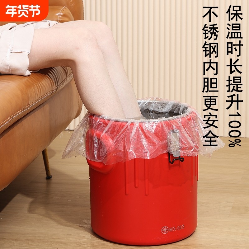 不锈钢保温桶泡脚桶养生桶恒温桶热水桶保温大容量运输桶保热汤桶,餐饮具,饭盒/保温桶/保温提锅,淘宝优惠券,粉丝福利购,淘宝优惠卷