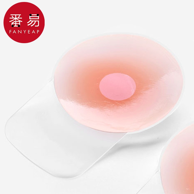 胸贴AA1SQ0-硅胶提拉胸贴吊带一字肩用胸贴防凸点胸贴女夏季