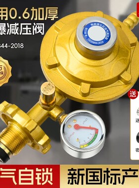 盾璧家用煤气罐安全阀自动阀门燃气低压自闭阀液化气减压阀新国标