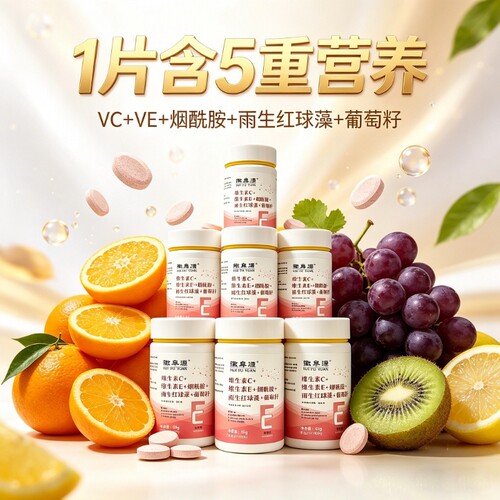 维C+维E+烟酰胺+雨生红球藻