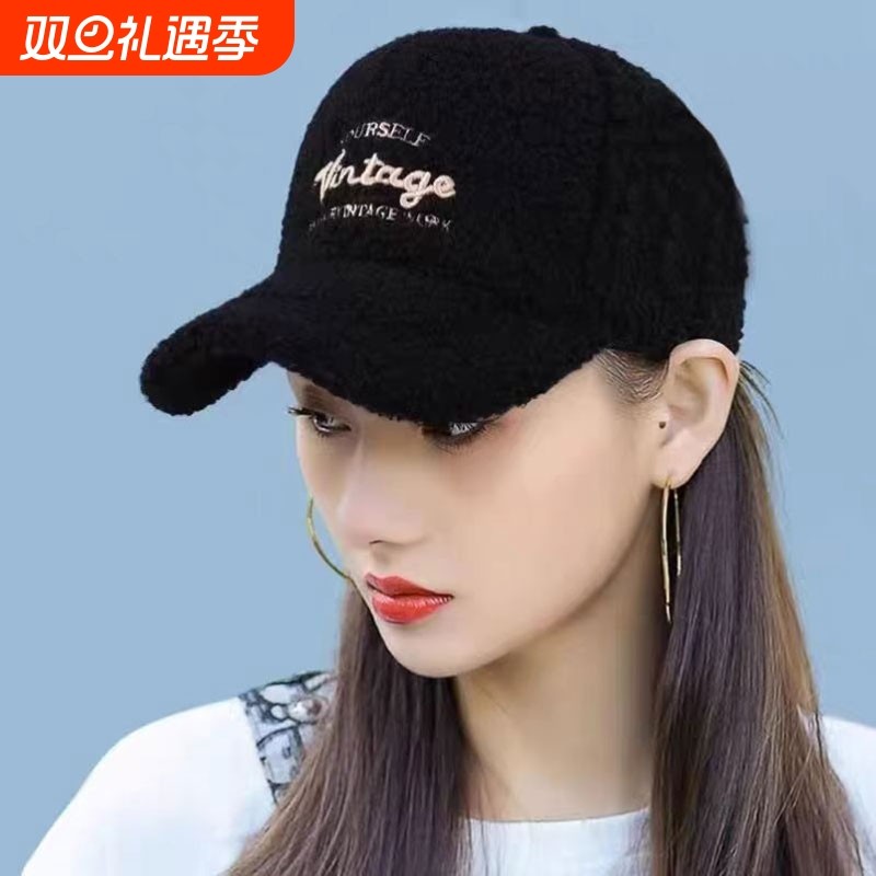 大头围帽子宽帽檐鸭舌帽女款2025新款秋冬加大加深显脸小棒球帽男