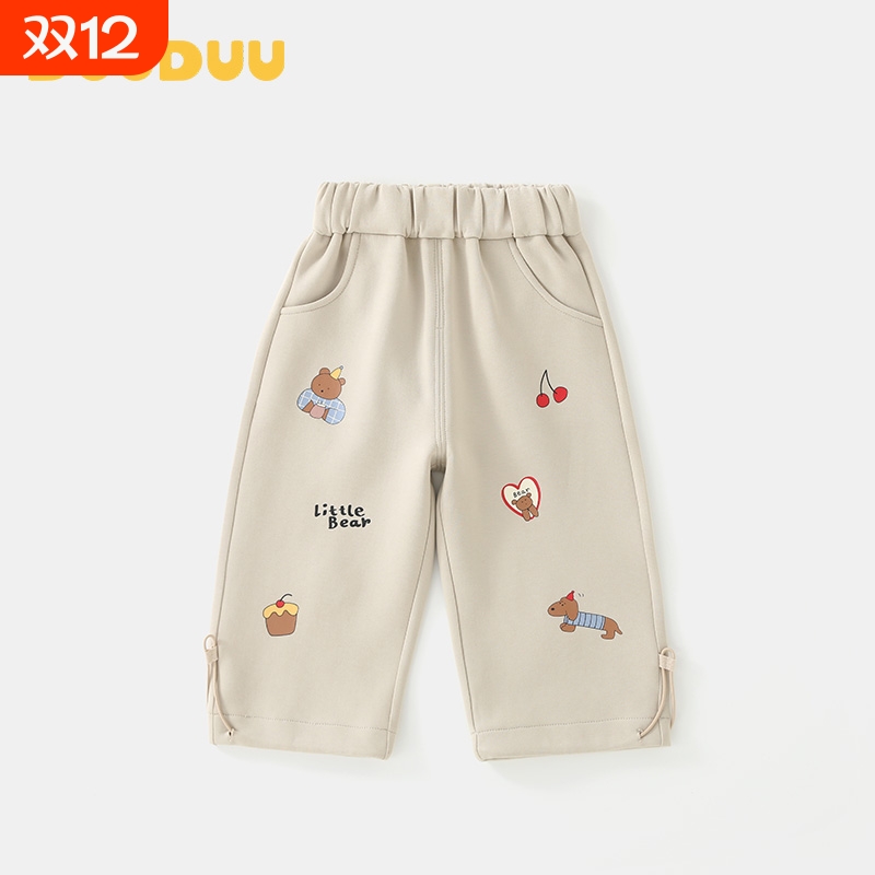 DUUDUU婴儿长裤春秋季卡通阔腿裤