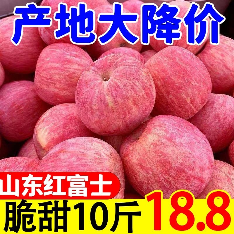 【特价】洛川红富士苹果脆甜多汁