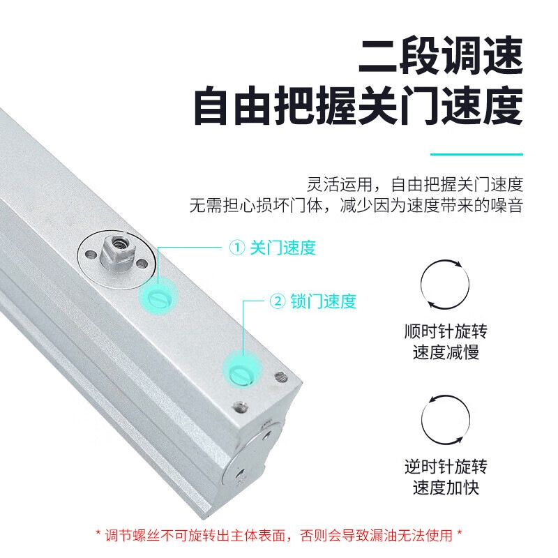 隐藏式闭门器缓冲液压闭门器酒店宾馆专用暗藏自动关门暗藏闭门器