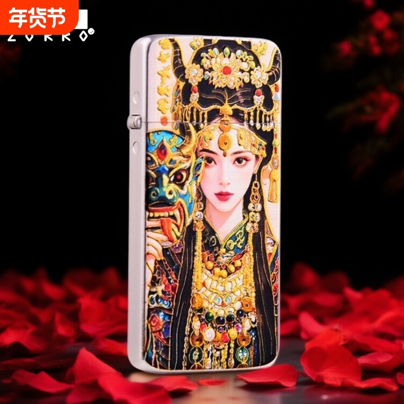 ZORRO佐罗扎基拉姆立体3D打火机超薄煤油打火机生日礼物送男友