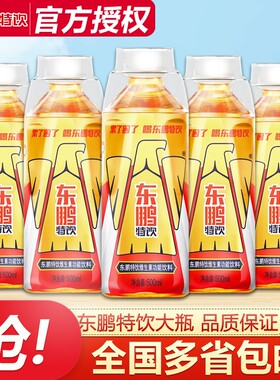 东鹏特饮500ml*5瓶维生素功能性饮料牛磺酸能量饮品抗疲劳250ml