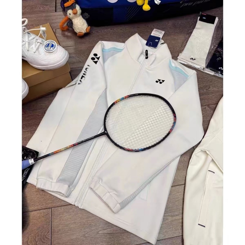 2025新款yy秋季羽毛球服大赛服男女款长袖外套速干比赛运动训练服