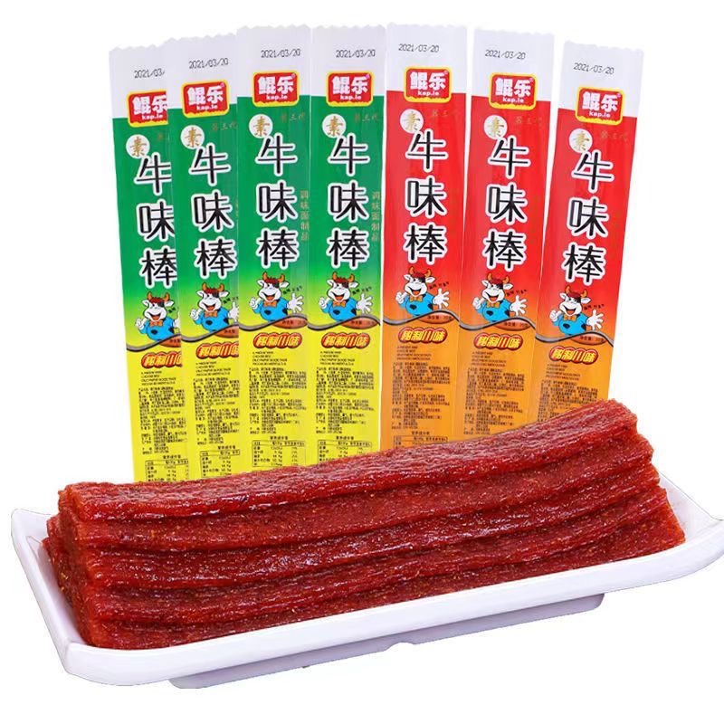 牛味棒辣条童年怀旧零食麻辣解馋校园小吃素牛筋面 面筋