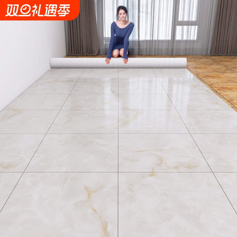 地板革水泥地直接铺加厚耐磨防水防滑家用pvc地板铺垫地板贴地面