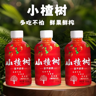 山楂汁风味饮料饮品送礼酸甜开胃瓶装下小楂树整箱树下果汁原浆