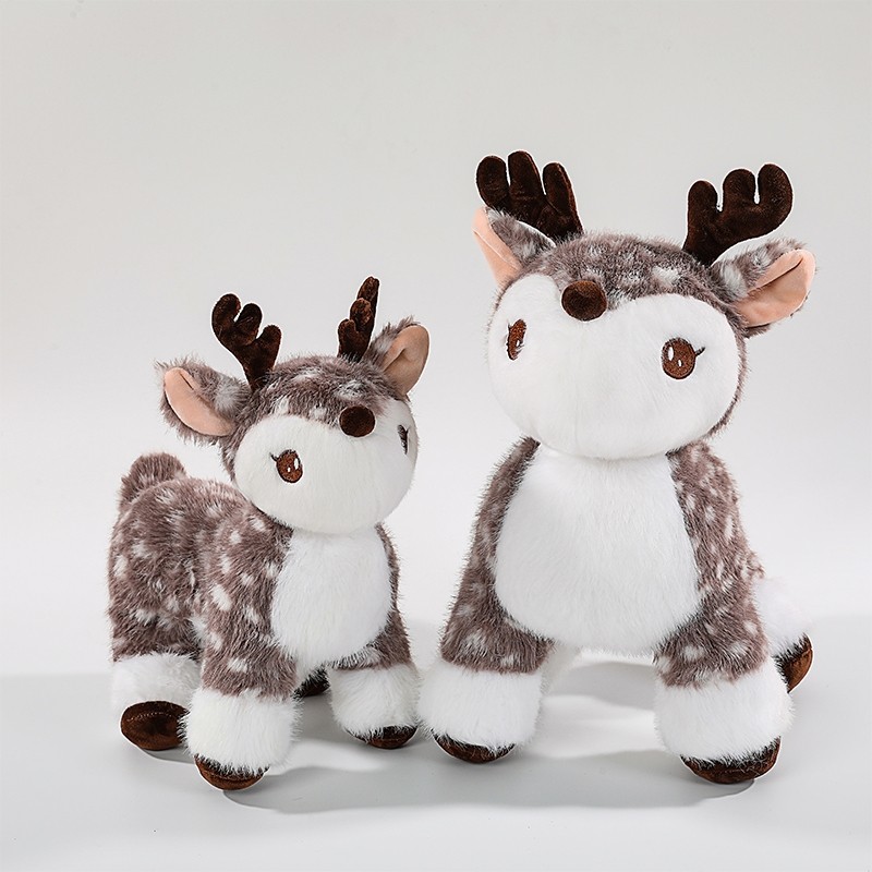 可爱梅花鹿麋鹿毛绒玩具公仔玩偶治愈安抚布娃娃儿童生日礼物女生