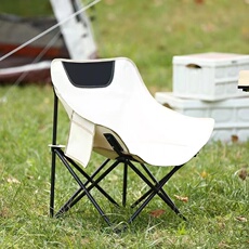 Табуреты и стулья для улицы 户外折叠高背月亮椅野餐露营装备写生椅懒人椅子超大号承重500斤