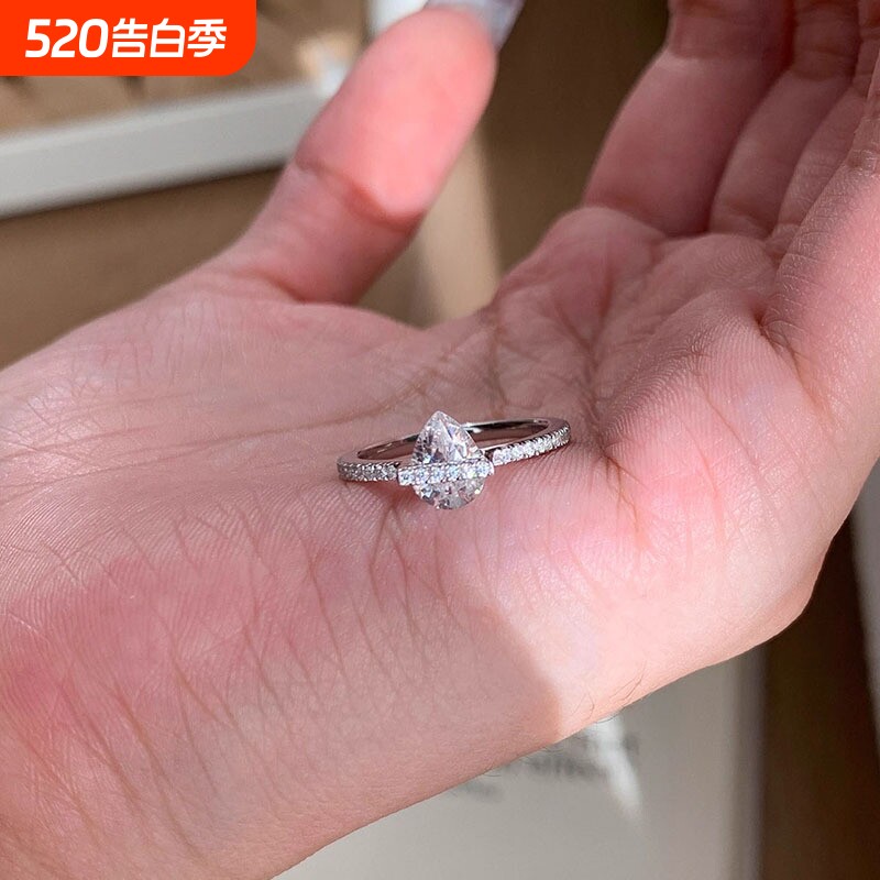 珠宝欧美流行仿真钻八心八箭复古款戒子气质首饰复古戒指