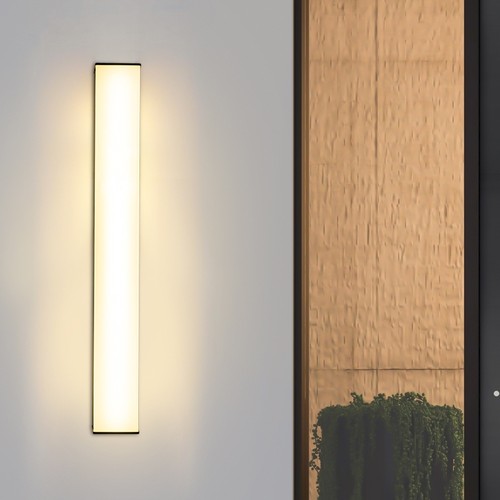 led简约壁灯客厅背景墙灯长条防水户外室外走廊过道庭院阳台墙壁