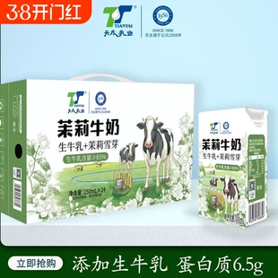 天太牛奶茉莉栀子牛奶咖啡椰子学生成人早餐奶整箱网红风味牛奶