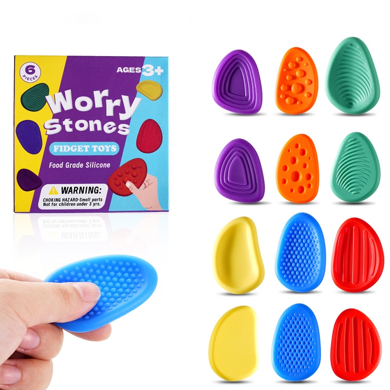 感官石ADHD多动缓解焦虑解压背书神器手指触觉板专注力训练玩具