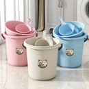 塑料水桶手提加厚洗衣桶家用储水桶圆形桶宿舍洗衣桶装 水桶大容量