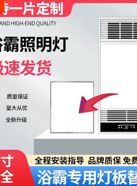 浴霸灯制作尺寸集成吊顶照明面板灯片风暖LED灯芯替换配件通用C