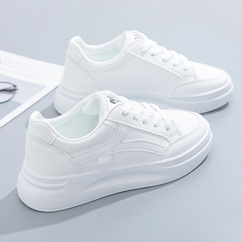 小白鞋女2026新款爆款春夏季厚底休闲运动鞋舒适百搭大码鞋板鞋