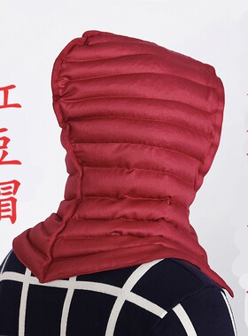 红豆袋温敷帽原始点加豆理疗帽子头部关节纯棉热敷帽家用微波炉