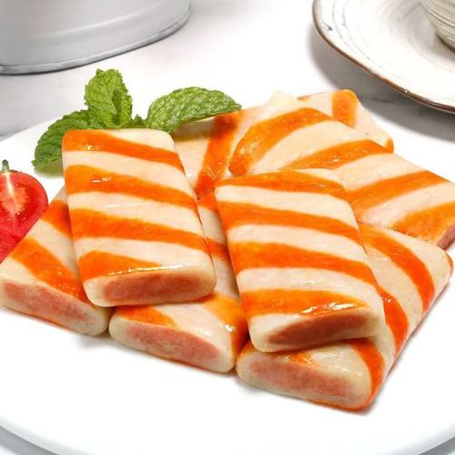 蟹排蟹肉块夹心蟹排蟹柳即食休闲零食解馋开袋即食Q弹小吃网红