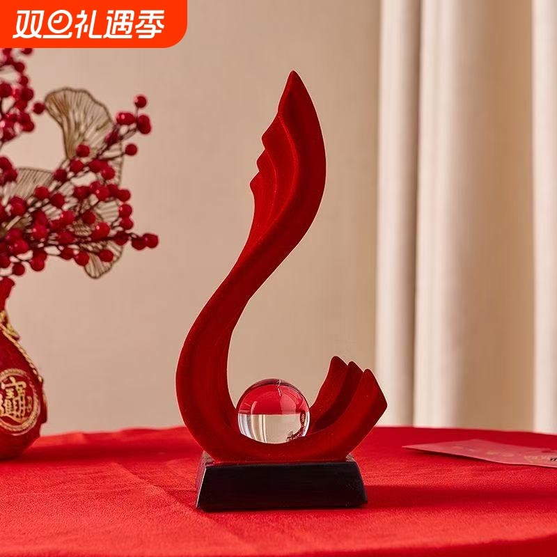 风生水起创意摆件客厅玄关电视柜酒柜装饰品新婚送礼物婚房装饰品