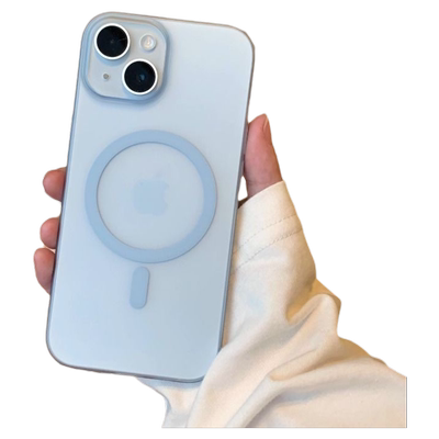 冰雾磨砂磁吸适用苹果15pro手机壳iphone14promax新款超薄全包13por保护套11男女半透明12简约高级plus硬无线