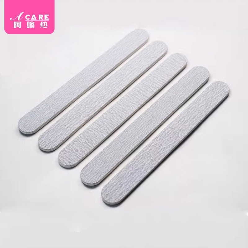 指甲锉/海绵AC1sl001-长条灰打磨锉条美甲工具挫光戳条修型家用修
