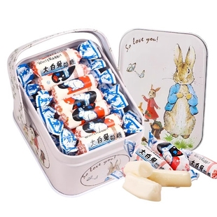 约40颗 2盒 起多规格 120g 大白兔奶糖方形提盒装