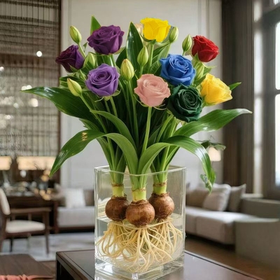 水培植物阳台庭院耐寒耐热玫瑰花