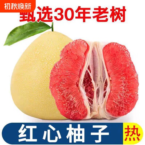 30年老树正宗红心柚子红肉柚新鲜柚子超甜薄皮当季时令水果孕妇
