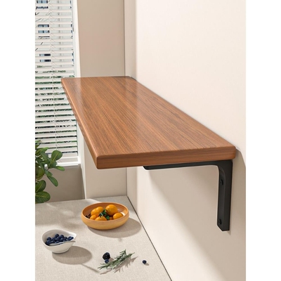 墙上置物架墙壁一字板免漆板墙面书架木板隔板悬空置物板折叠厨房