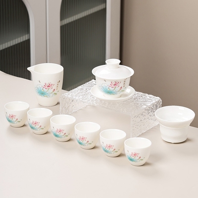 客厅陶瓷功夫茶具套装办公室泡茶