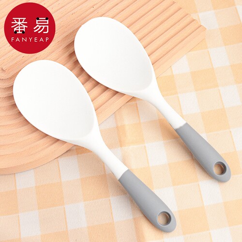 锅铲/硅胶B1pn700-家用厨房炒菜铲子汤勺漏勺刮刀不伤锅烙饼耐用