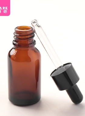 滴管瓶AF1SQ0-0726-无刻度避光玻璃滴管旅行调配空瓶便携爽肤水