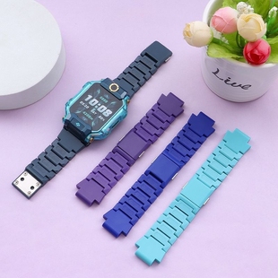 Q1A Z5A儿童Z6S磁扣非原装 Z6pro旗舰品质Q2A Z6通用Q1R Q2A 适用小天才电话手表Z9表带磁吸闪扣Z8A