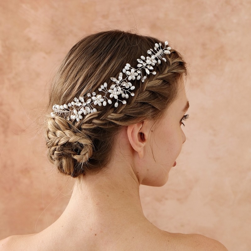 新款发饰珍珠对梳新娘结婚盘发头饰发带手工串珠水钻珍珠发梳,饰品/流行首饰/时尚饰品新,发饰,淘宝优惠券,粉丝福利购,淘宝优惠卷