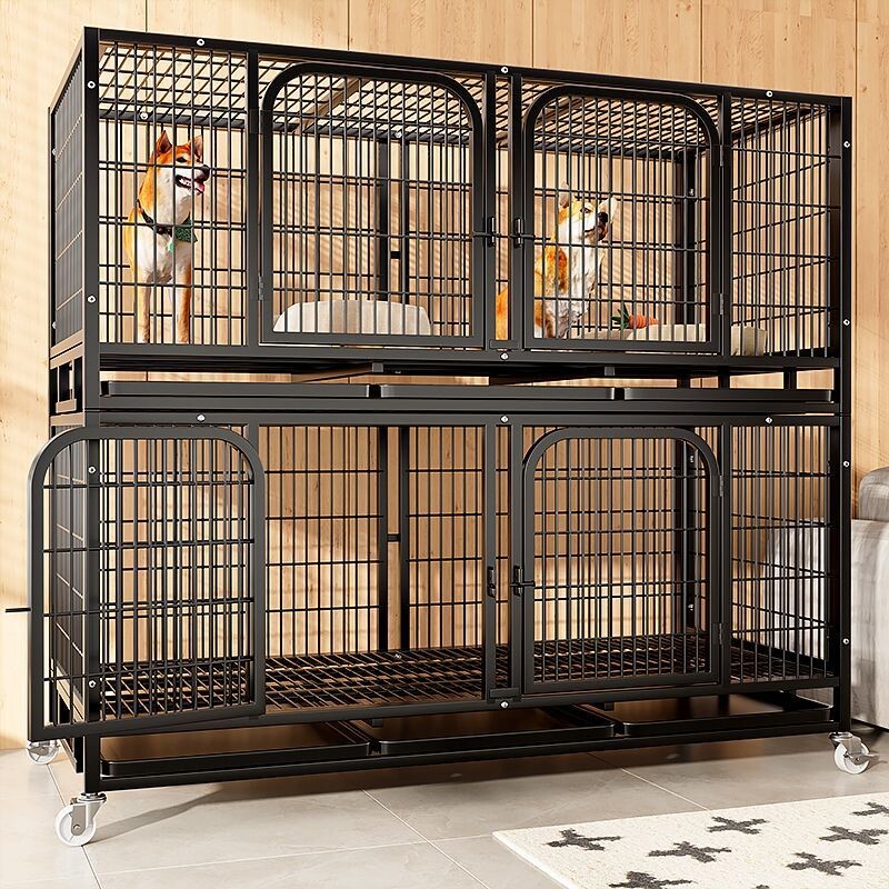 繁殖猫笼鸽子笼室内养殖笼宠物店猫舍寄养笼多层带隔断小型犬狗笼