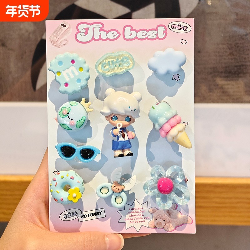 洞洞鞋花配饰 适配Crocs鞋装饰花可爱鞋扣配件鞋上卡通组合可拆卸,服饰配件/皮带/帽子/围巾,鞋扣,淘宝优惠券,粉丝福利购,淘宝优惠卷