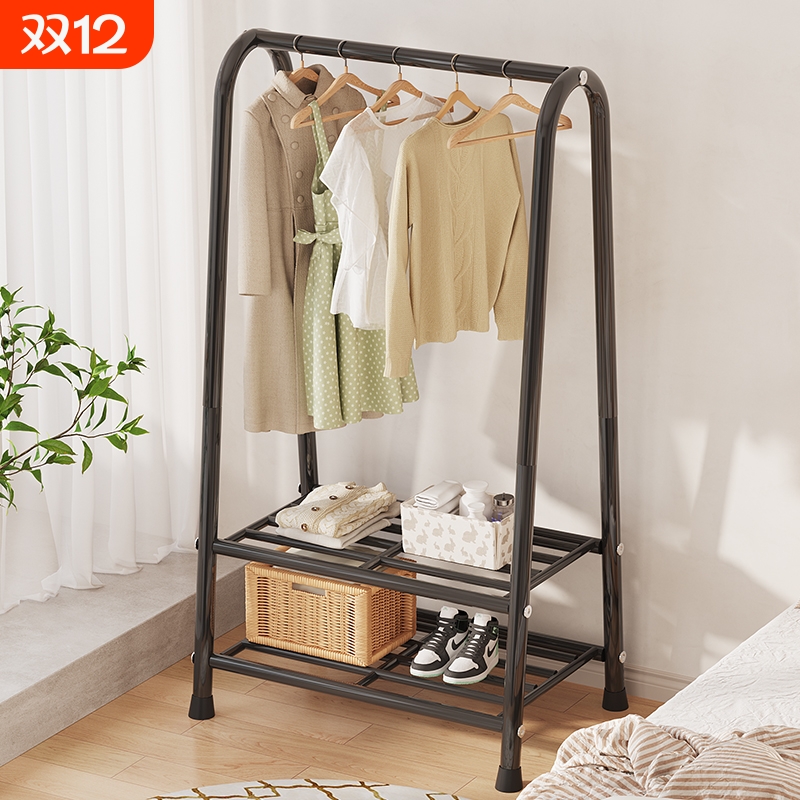 简易晾衣架置地式衣架子落地